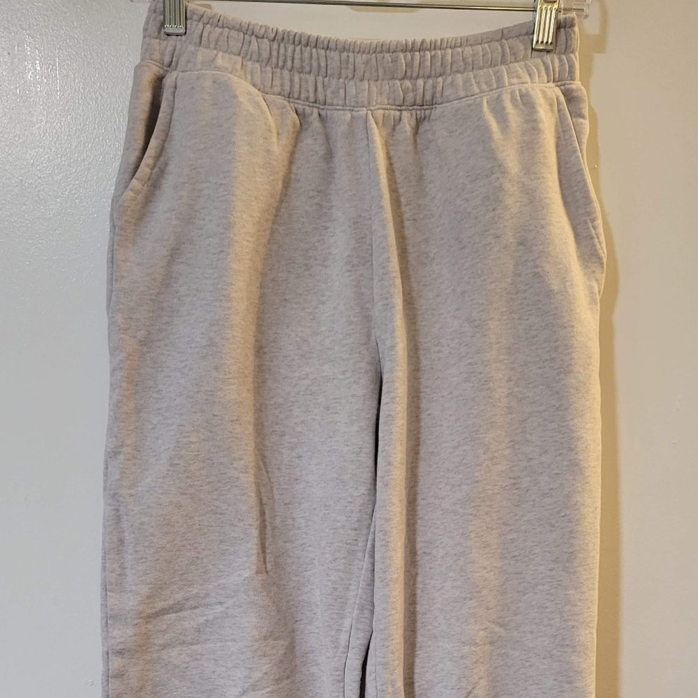 Aerie Super Soft Light Grey Jogger Sweat Pants
